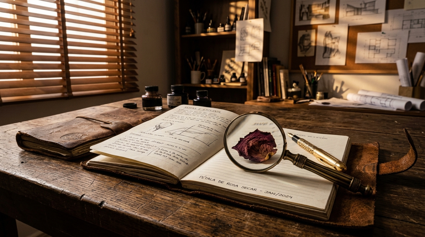 Ilustração sobre: Arte da Observação: Desperte Criatividade e Storytelling Agora!