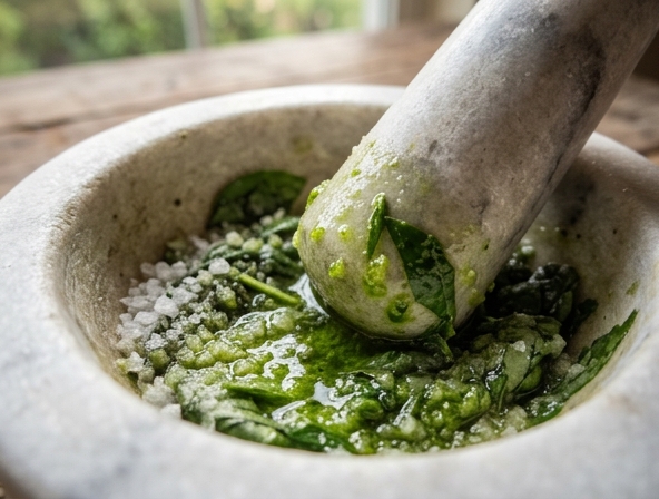 Molho Pesto: O Segredo da Textura e Cor Revelado!