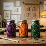 Ilustração sobre: Salada que não Murcha: Planeje sua Semana com Frescor!