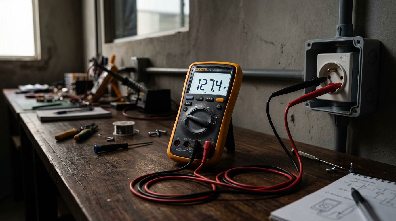 Ilustração sobre: Voltagem: Como Identificar 110v ou 220v e Evitar Danos!