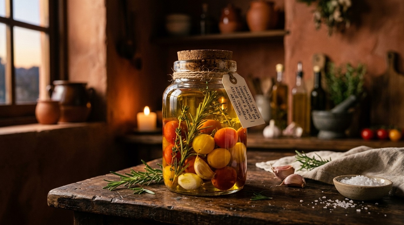 Ilustração sobre: Confit: Domine a Arte da Preservação e Sabor Agora!