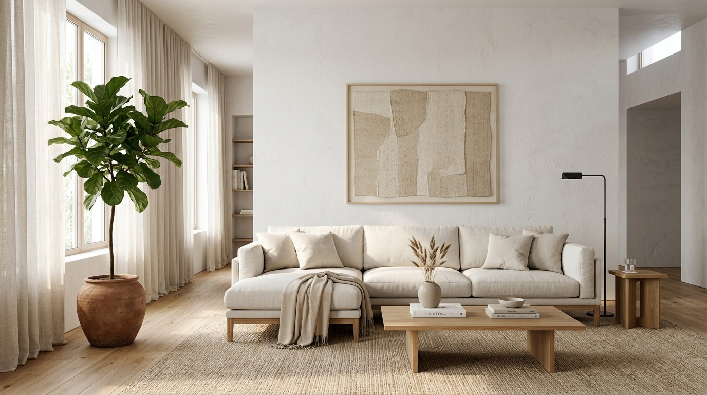Ilustração sobre: Decoração Minimalista: Domine o Espaço Vazio Agora!