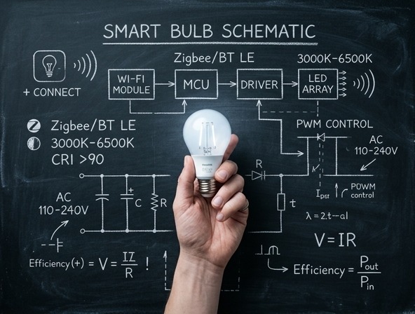 Lâmpadas Inteligentes: A Lógica da Automação Sem Obras