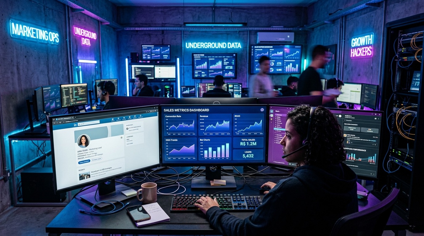Ilustração sobre: Prospecção Ativa LinkedIn: Hackeie Contratos de 5 Dígitos!