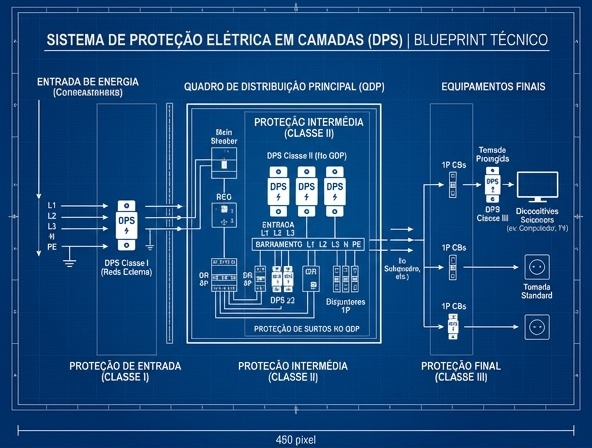 Proteção contra Surtos (DPS): Blindagem de Ativos Críticos