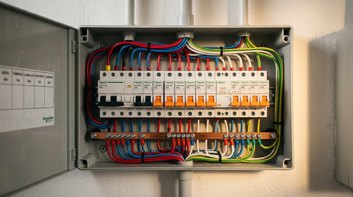 Ilustração sobre: Quadro de Distribuição: Domine a Lógica da sua Rede Agora!