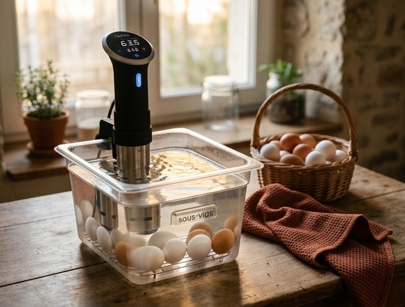 Sous-vide de Ovos: A Gema Fudge Perfeita Agora!
