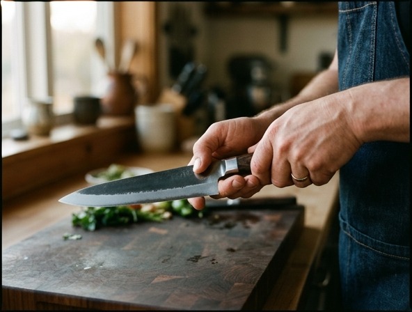 Técnicas de Corte: Domine a Faca do Chef e Ganhe Tempo!