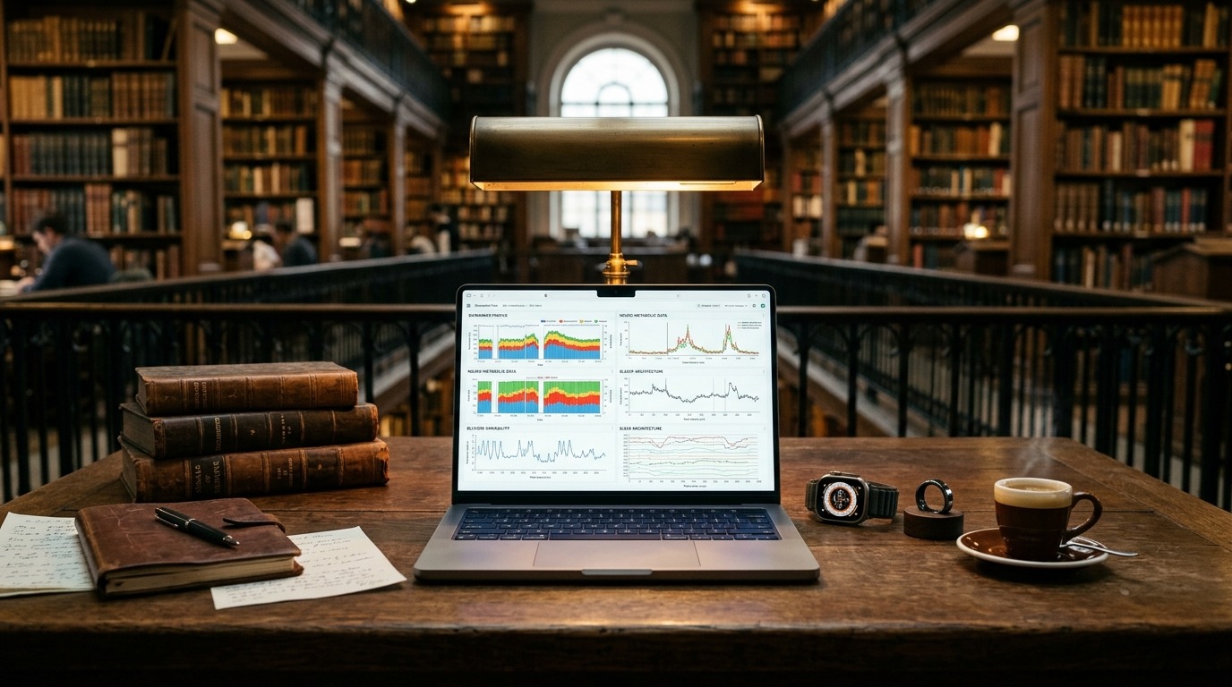 Ilustração sobre: Longevidade Biológica: Monitore sua Idade Real Agora!