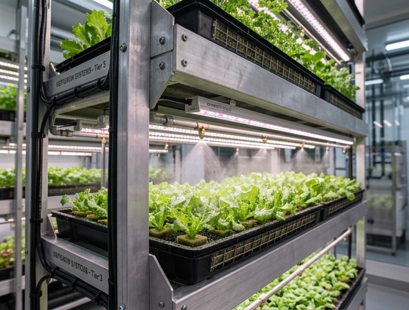 Micro-Fazendas Verticais: Domine a Produção com IA Agora