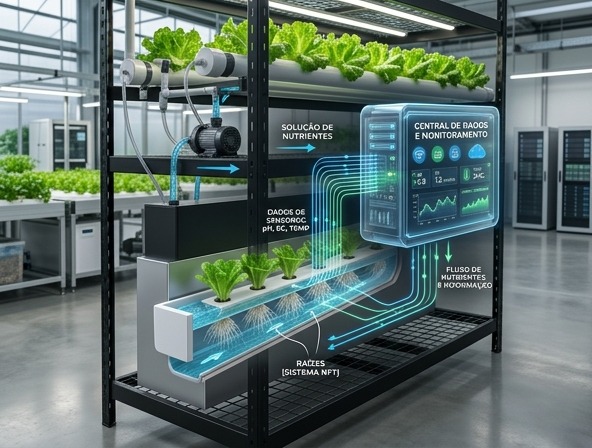 Micro-jardins Hidropônicos com IA: O Guia da Eficiência Urbana